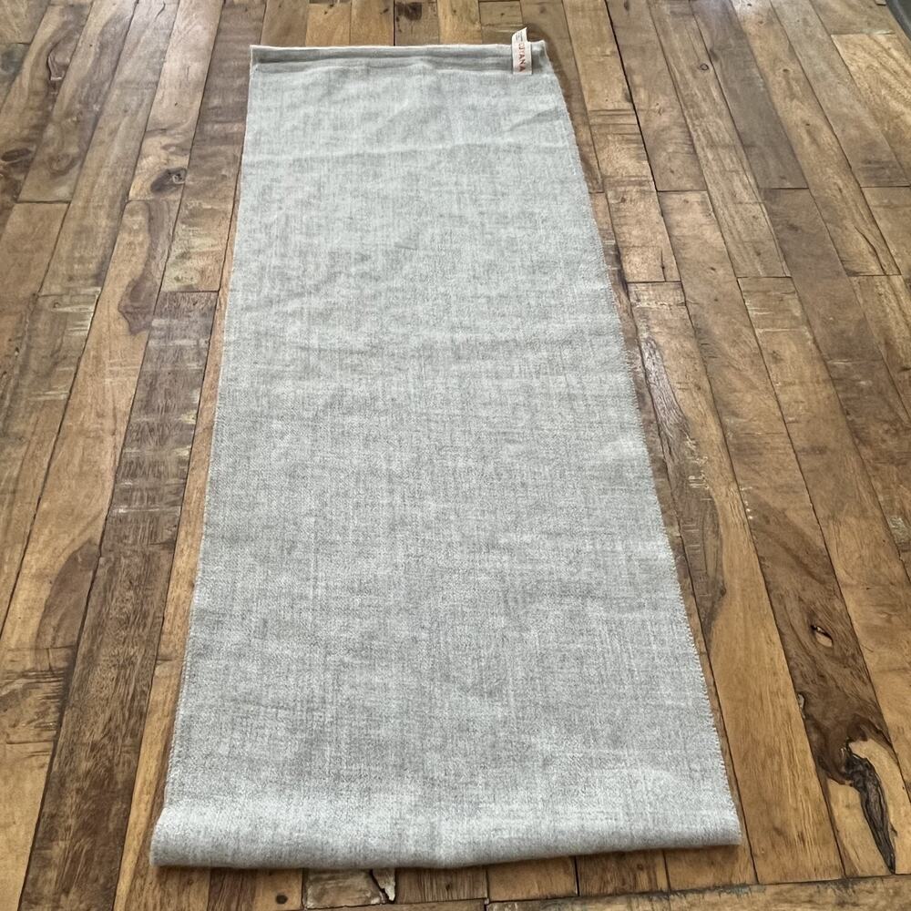 Cuyana 100% Baby Alpaca Gray Infinity Scarf Peru Peruvian